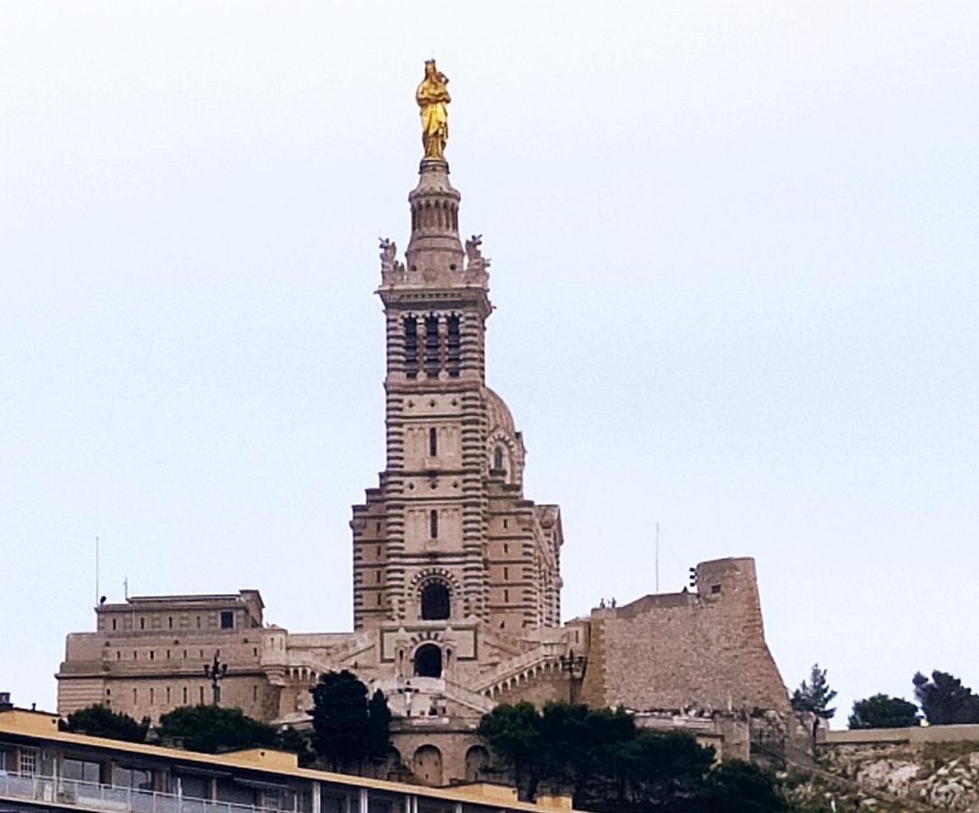 Ferienwohnung T2 Vue Sur La Basilique De Notre Dame De La Garde Marseilles Exterior foto